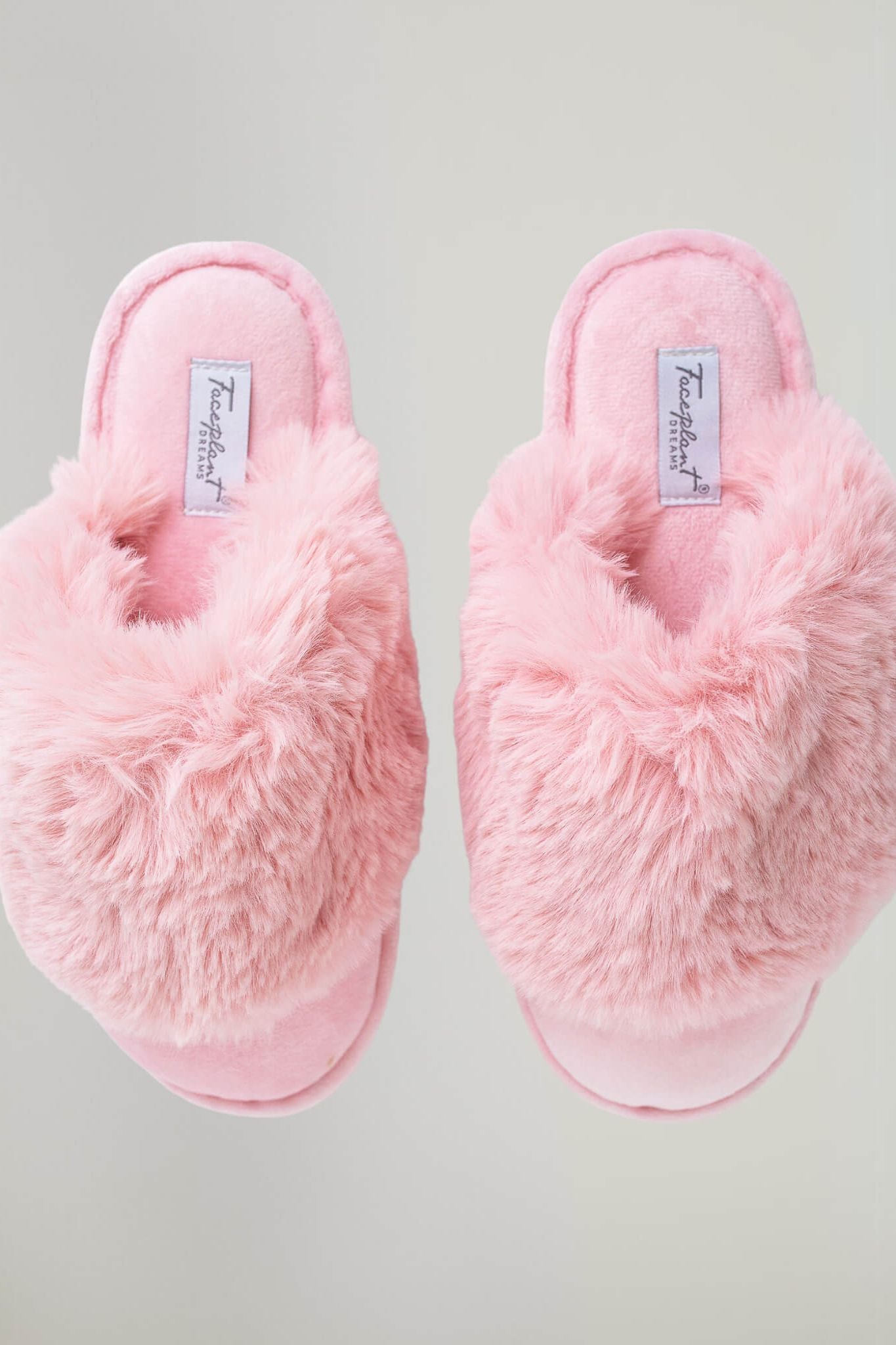 Faceplant Furry Slipper - Pink