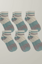 Faceplant Bamboo Retro Shorty Socks - PREPACK