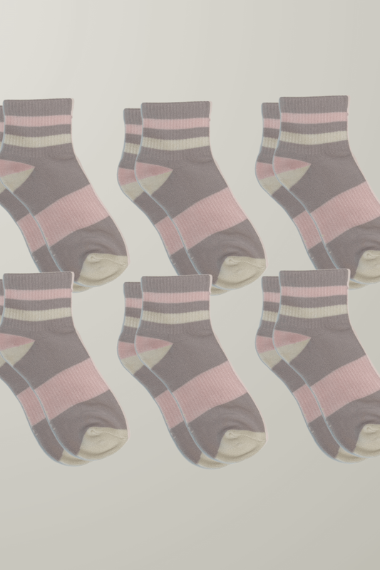 Faceplant Bamboo Retro Shorty Socks - PREPACK