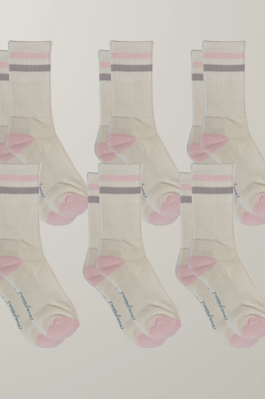 Faceplant Bamboo Retro Crew Socks - PREPACK