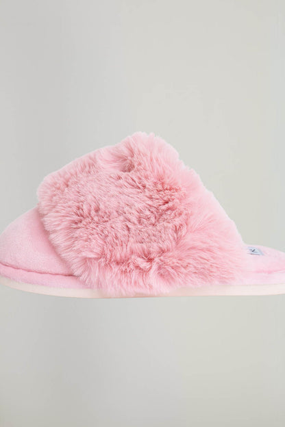 Faceplant Furry Slipper - Pink