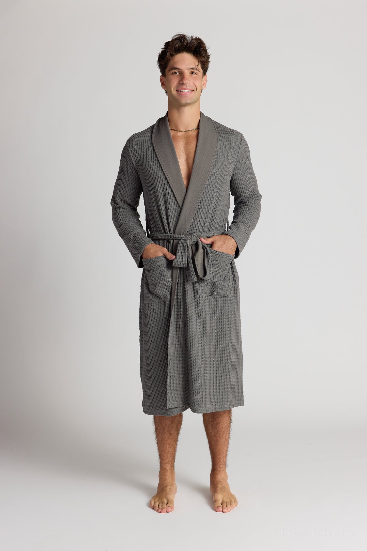 Cotton + Bamboo Waffle Robe