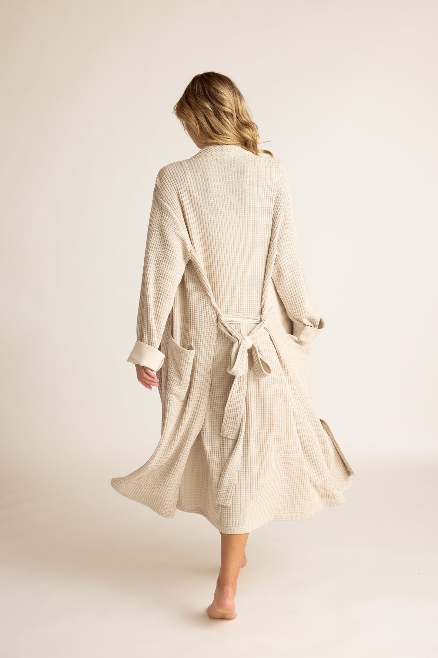 Cotton + Bamboo Waffle Robe