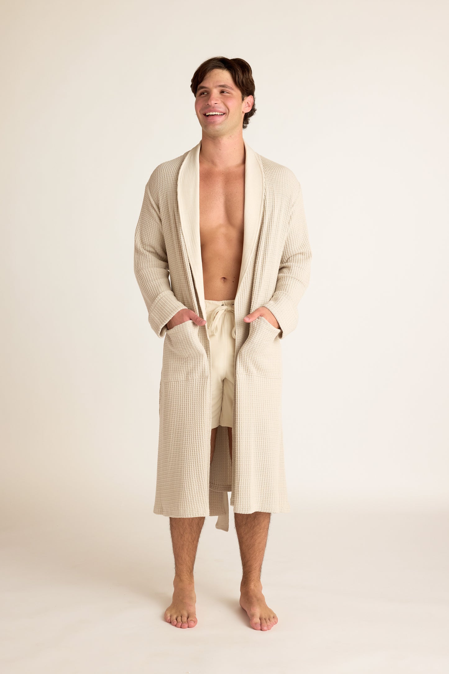 Cotton + Bamboo Waffle Robe