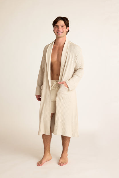 Cotton + Bamboo Waffle Robe