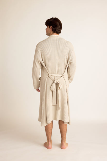 Cotton + Bamboo Waffle Robe