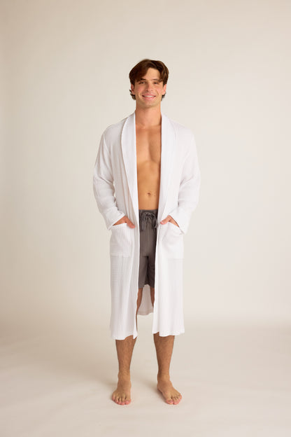 Cotton + Bamboo Waffle Robe