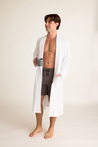 Cotton + Bamboo Waffle Robe