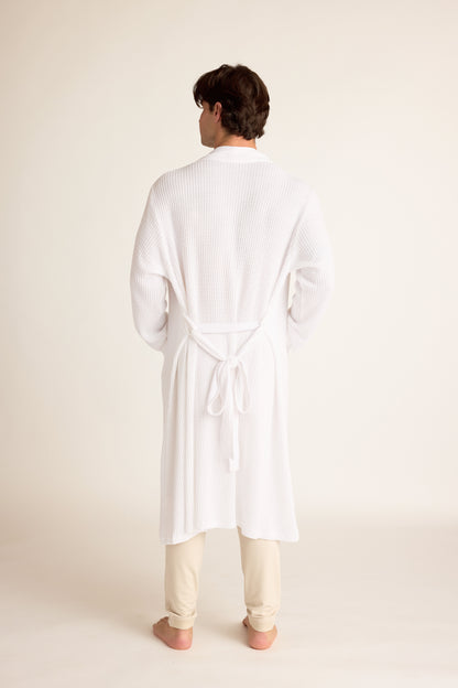 Cotton + Bamboo Waffle Robe