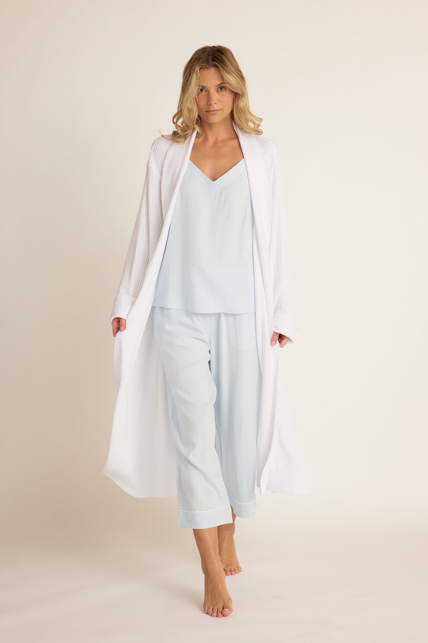 Cotton + Bamboo Waffle Robe
