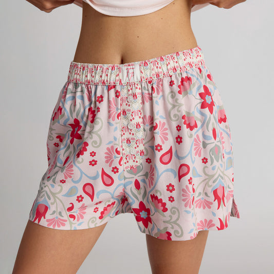 Cotton Printed Shorts