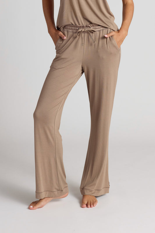Long Lounge Pant - Taupe Color - Preorder