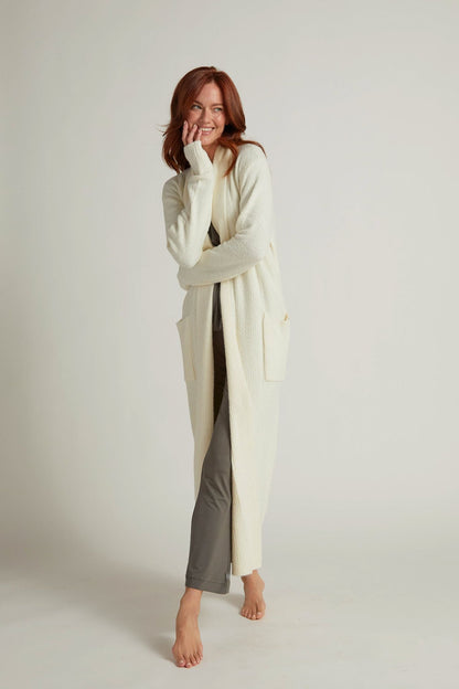 Faceplant Bamboo Plush™ Long Cardigan Robe