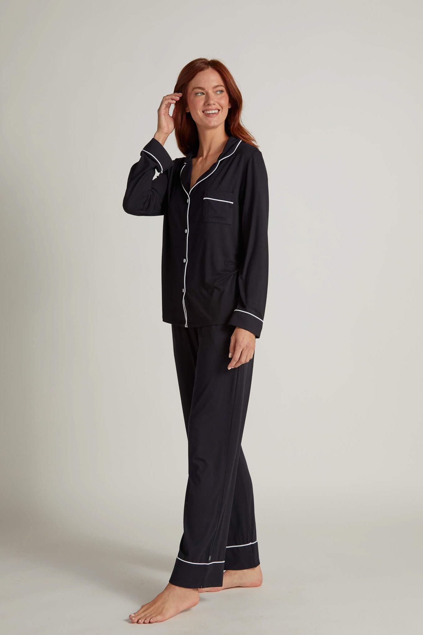 Faceplant Bamboo Classic Pajama Long Sleeve Shirt