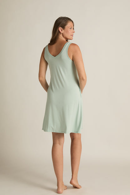 Faceplant Bamboo V-Neck Nightgown