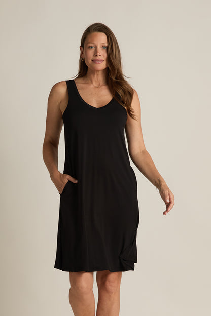 Faceplant Bamboo V-Neck Nightgown