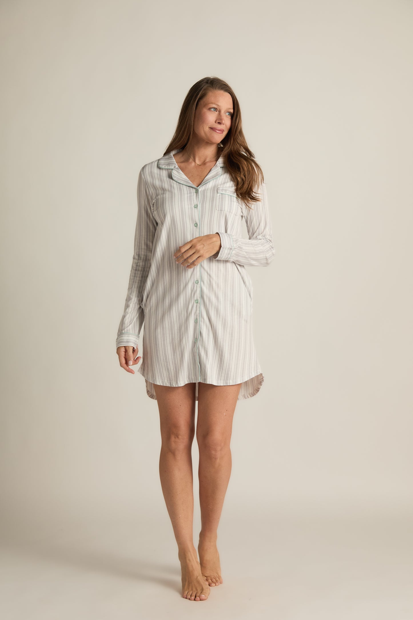 Faceplant Bamboo Lucy Boyfriend Nightshirt