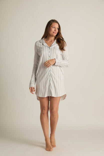 Faceplant Bamboo Lucy Boyfriend Nightshirt