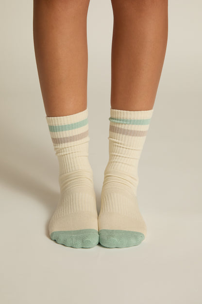 Faceplant Bamboo Retro Crew Socks