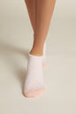 Faceplant Bamboo Ankle Socks - White/Pink