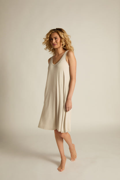 Faceplant Bamboo V-Neck Nightgown