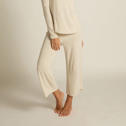 Wide-Leg Capri Pant | Sleepwear Loungewear