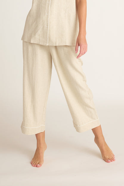Linen Capri Pant