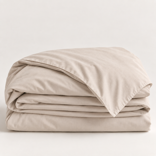 Signature Cotton Percale Duvet Cover Set
