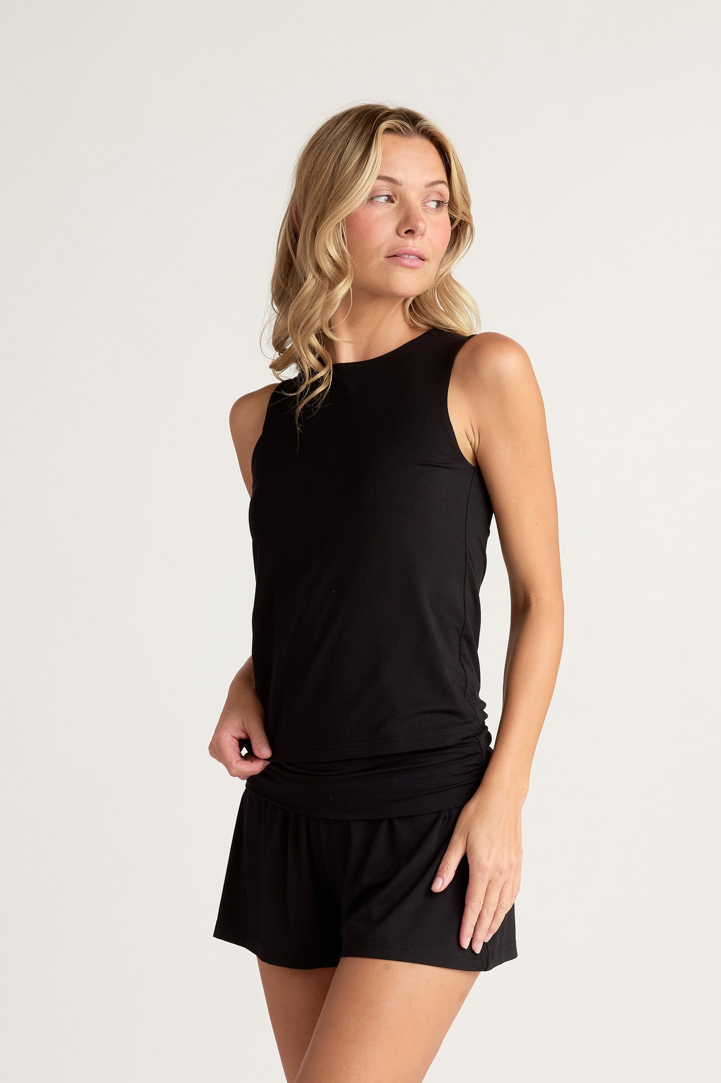 Mulberry Silk Sleeveless Tee