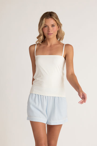 Mulberry Silk Square Neck Tank
