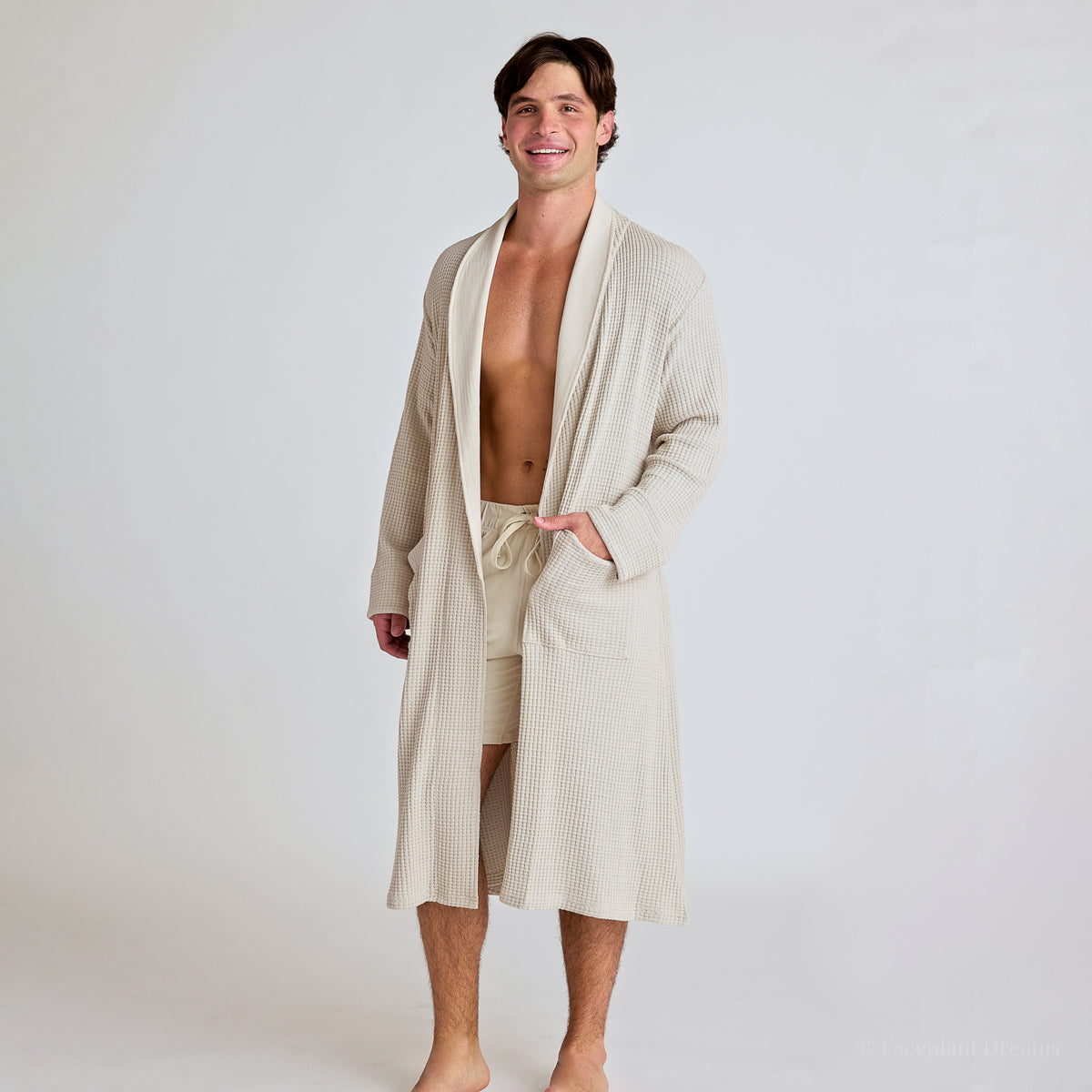 Cotton + Bamboo Waffle Robe