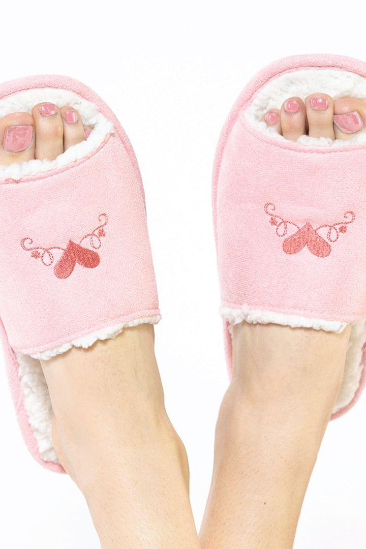 Love - Vegan Suede Slides