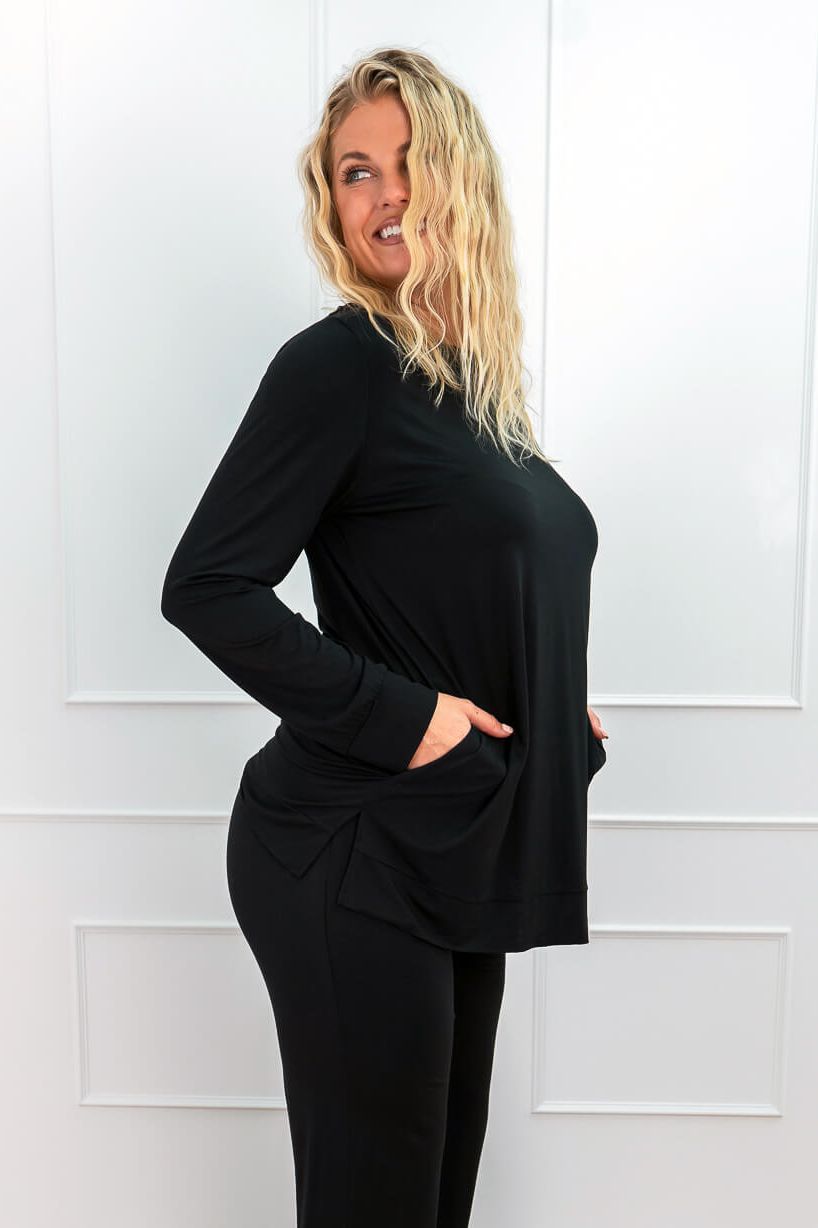 Faceplant Bamboo Long Sleeve + pockets